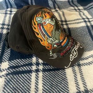 Ed Hardy Black baseball cap
